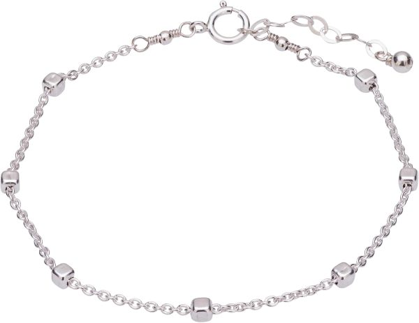 925 Sterling Silver Satellite Chain Bracelet