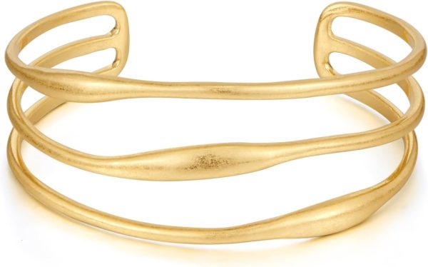 Chunky Gold Cuff Bracelet