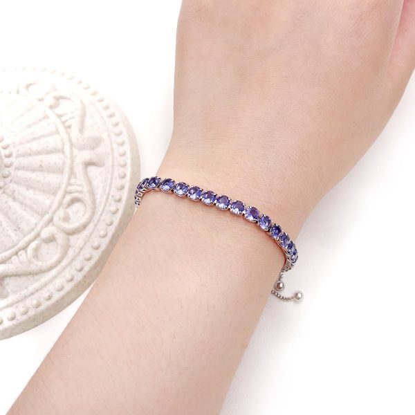61GpTD4sEWL._AC_SL1200_ Adjustable Cubic Zirconia Tennis Bracelet