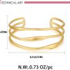 Chunky Gold Cuff Bracelet