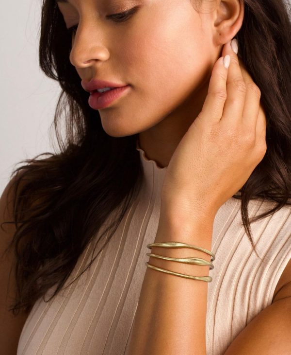 Chunky Gold Cuff Bracelet