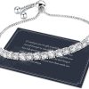 925 Sterling Silver Adjustable Tennis Bracelet