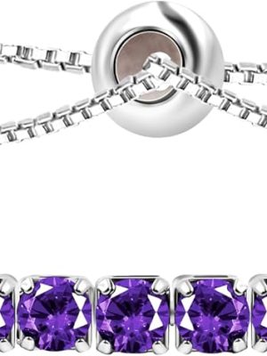 71BNQ3oATTL._AC_SL1500_ Adjustable Cubic Zirconia Tennis Bracelet