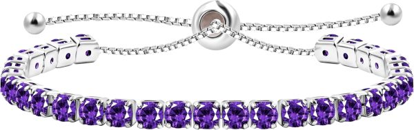 71BNQ3oATTL._AC_SL1500_ Adjustable Cubic Zirconia Tennis Bracelet