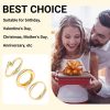14K Gold Plated Chunky Bangle Set