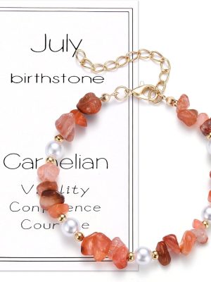 71jjpx33BtL._AC_SL1500_ Birthstone Bracelet for Women