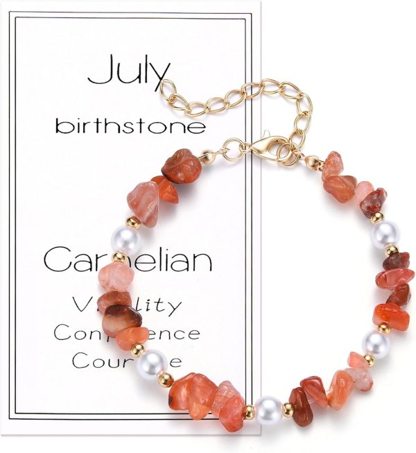 71jjpx33BtL._AC_SL1500_ Birthstone Bracelet for Women