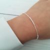 Minimalist Chain Bead Bracelet