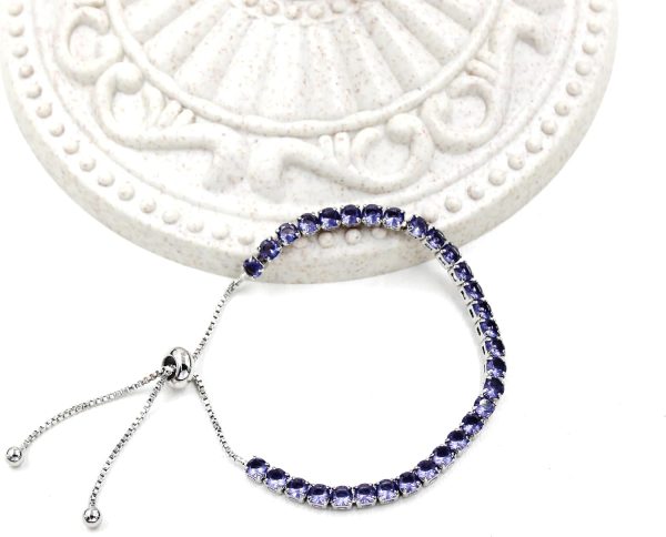 71zFeF82lL._AC_SL1500_ Adjustable Cubic Zirconia Tennis Bracelet