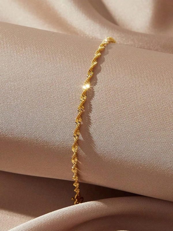 Simple Bangle Bracelet Stack for Women