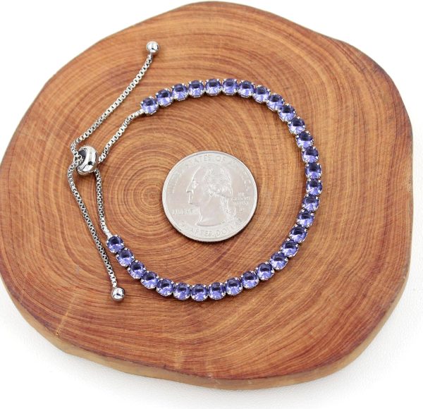 912mZEX7YAL._AC_SL1500_ Adjustable Cubic Zirconia Tennis Bracelet